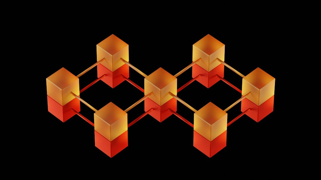 blockchain network illustration